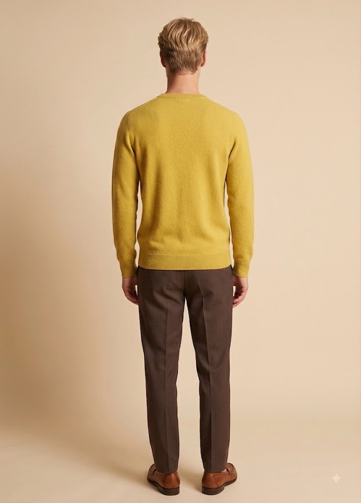 Primakind Men's V-Neck Knit Sweater