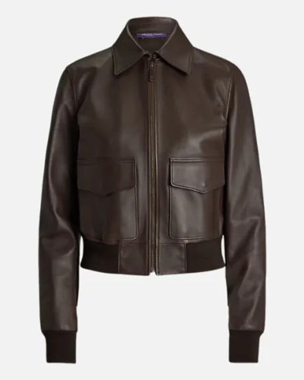 Kelsey Merritt Ralph Lauren 2025 Show Bomber Jacket