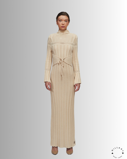 PKF Lunaria Organic Cotton Pleated Knitwear