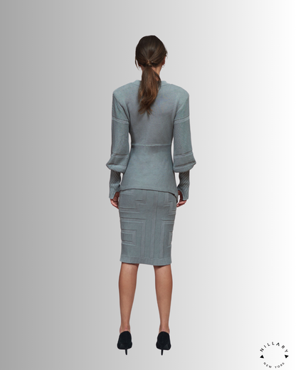 PKF Callisto Ethical Cotton Knit Set with Handmade Embellishments