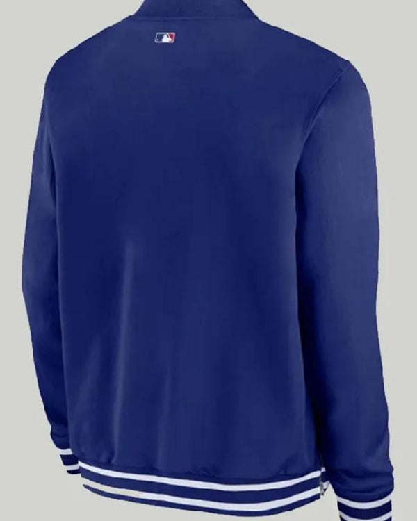 Dave Roberts LA Dodgers Blue Bomber Jacket