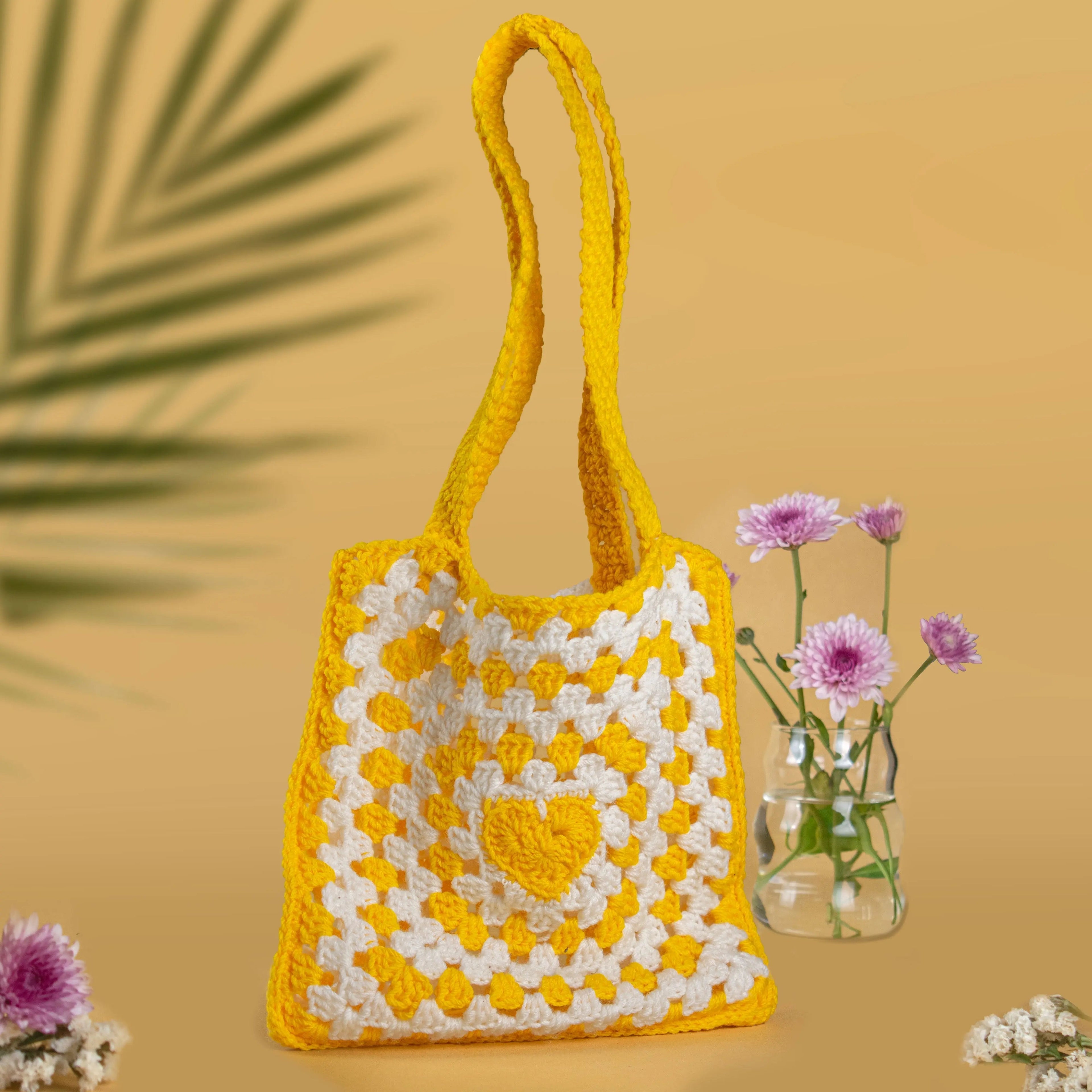 Marigold Crochet Handbag – Handmade Boho Charm