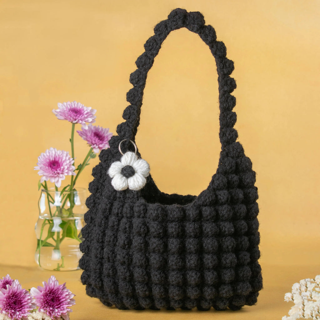 Luna Crochet Handbag – Handmade Elegance in Every Stitch