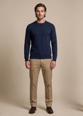 Primakind Men's Crewneck Knit Sweater
