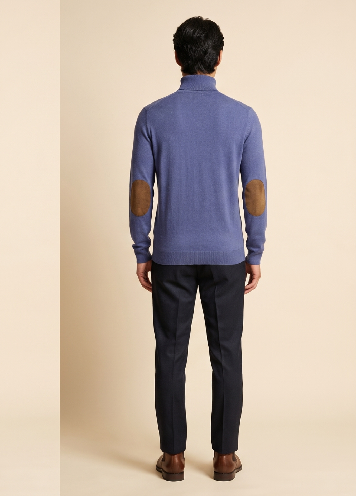 Primakind Men's Turtleneck Knit Sweater