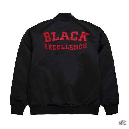 49ers Black Excellence Varsity Jacket