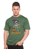 Primakind Happy Halloween Unisex Bamboo Viscose/Organic Cotton Graphic T-Shirt