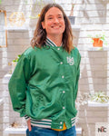 500 Speedway Green Bomber Jacket