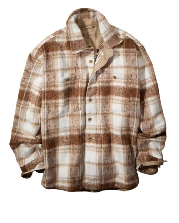 Travis Kelce Heavyweight Plaid Overshirt