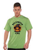 Primakind Halloween Time Unisex Bamboo Viscose/Organic Cotton Short Sleeve Graphic T-Shirt