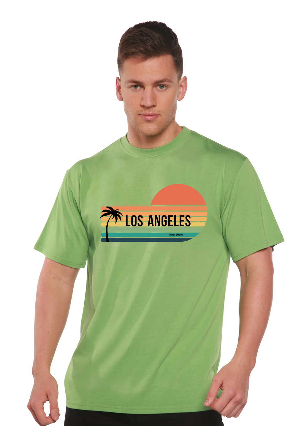 Primakind Los Angeles Spun Bamboo Unisex Bamboo Viscose/Organic Cotton Graphic T-Shirt