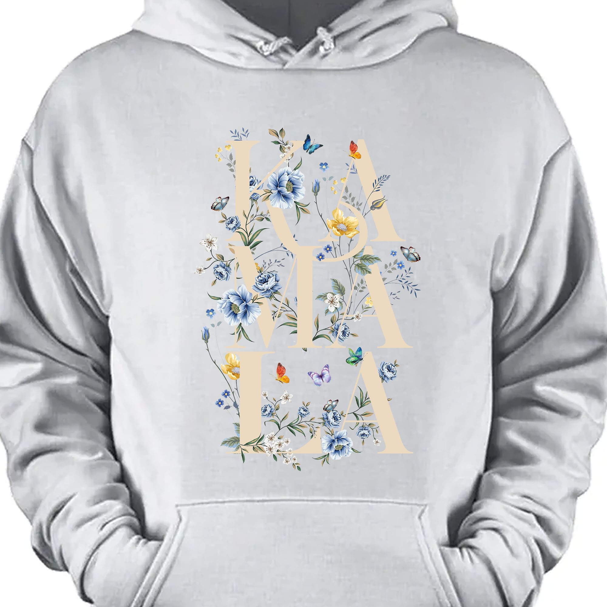 Botanical Kamala Shirt | Artsy Floral Politics Tee | Vote for Kamala | Madam President | Kamala Harris 2024 Shirt K1508 - KH2