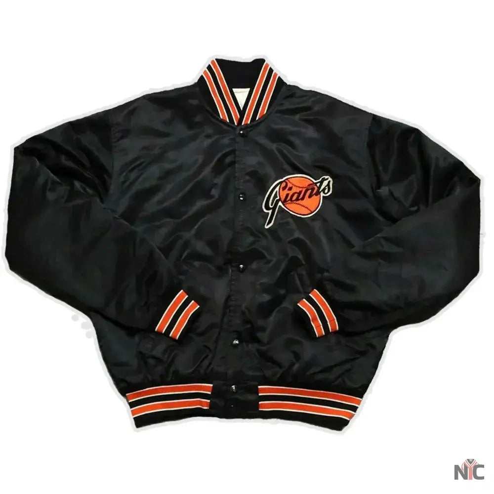 80s San Francisco Giants Bomber Satin Jacket