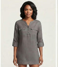 Primakind Women's Long Sleeve Shirt Dress