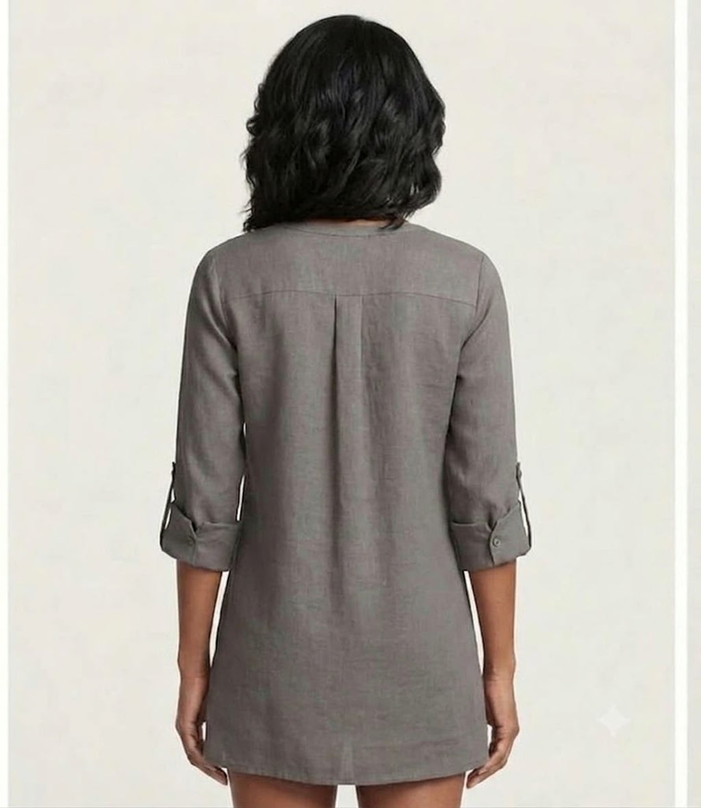 Primakind Women's Long Sleeve Shirt Dress