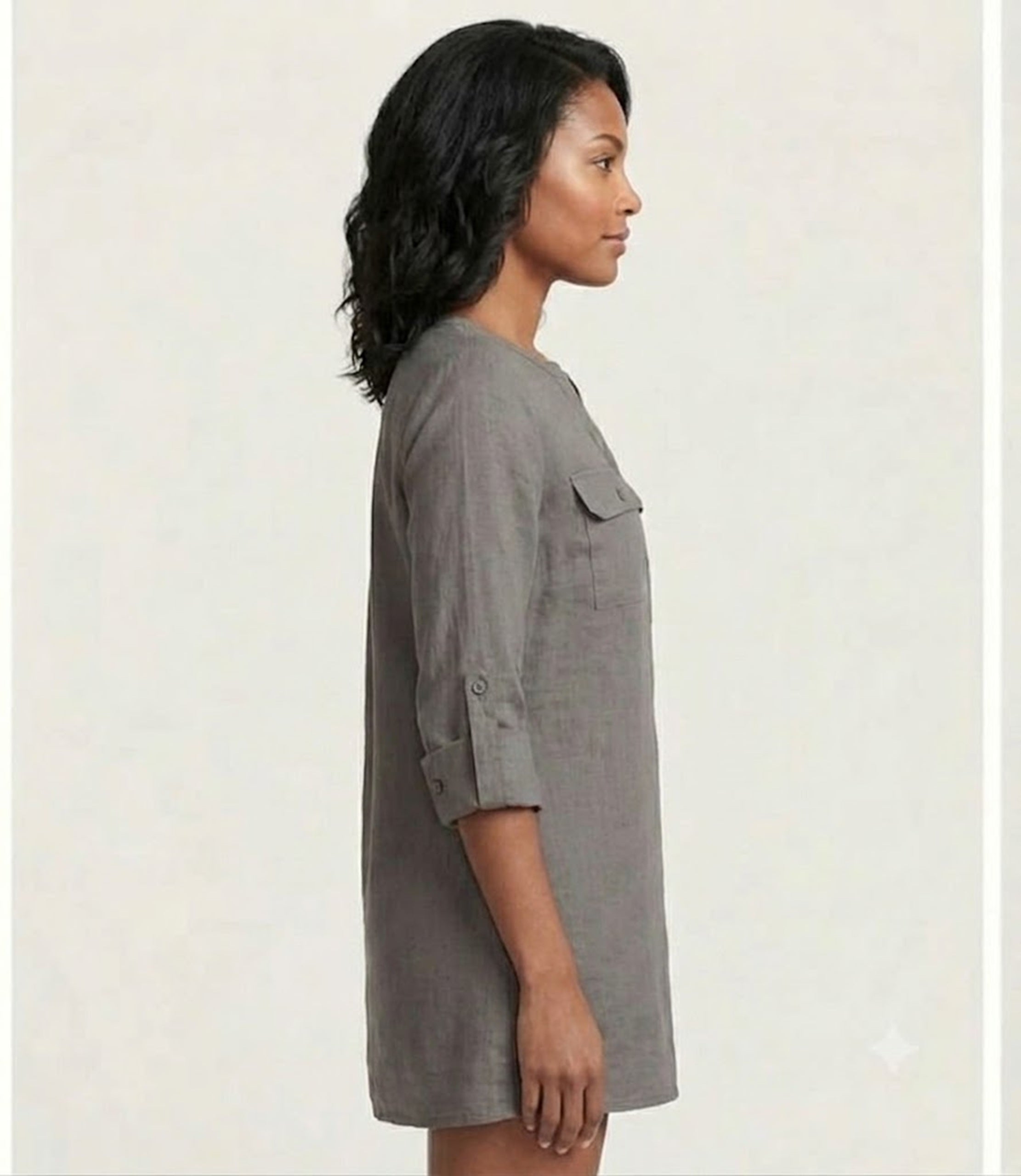 Primakind Women's Long Sleeve Shirt Dress