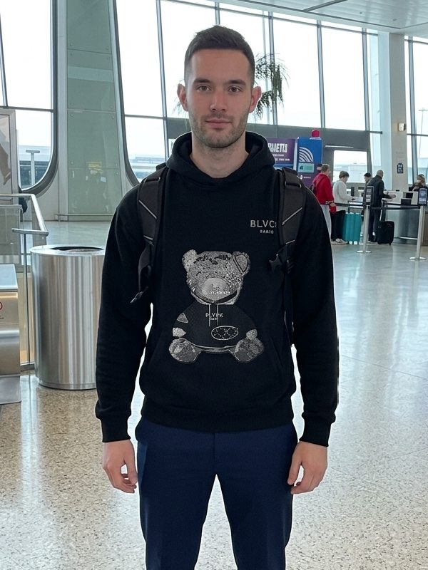 90 Day Diaries S8 Teddy Bear Black Hoodie