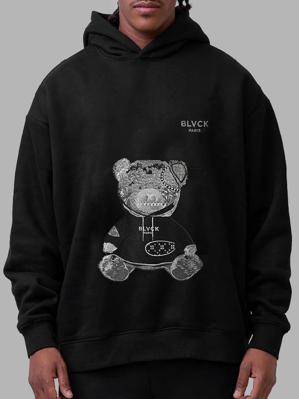 90 Day Diaries S8 Teddy Bear Black Hoodie