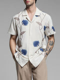 90 Day The Last Resort Blue Floral Shirt