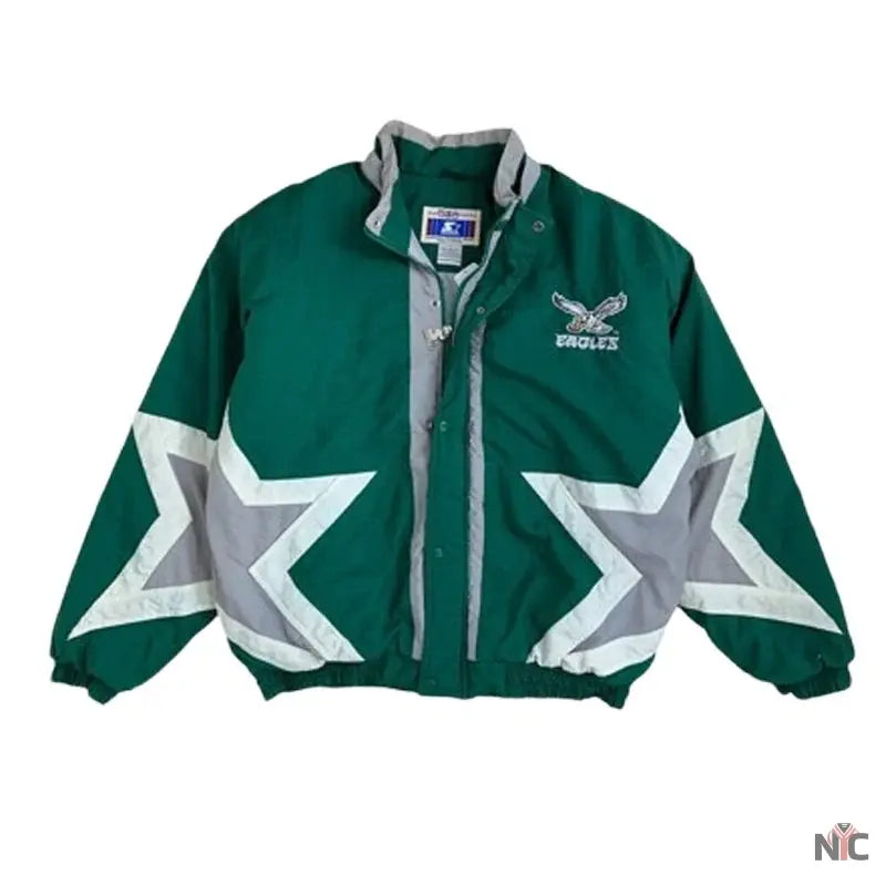 90’s Philadelphia Eagles Starter “Star” Puffer Jacket