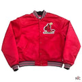 90’s St Louis Cardinals Red Satin Jacket