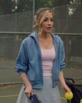 A Pickleball Christmas Zibby Allen Blue Hoodie