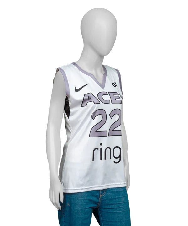 A’ja Wilson Las Vegas Aces White Jersey