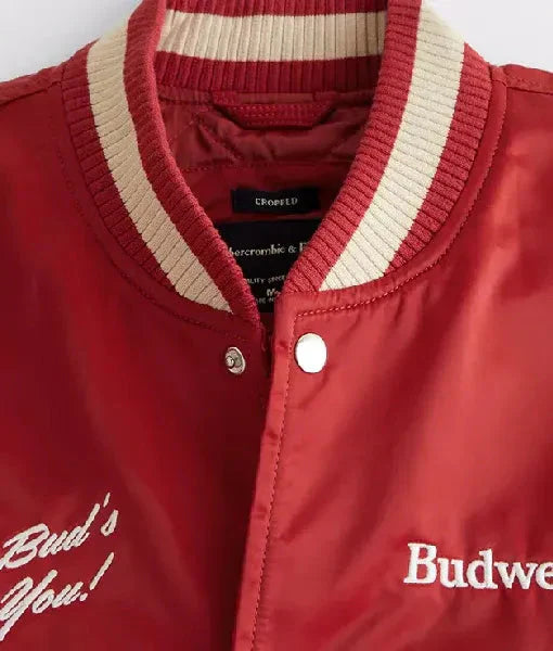 Abercrombie Budweiser Varsity Jacket
