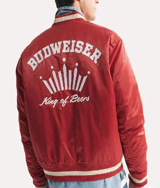 Abercrombie Budweiser Varsity Jacket