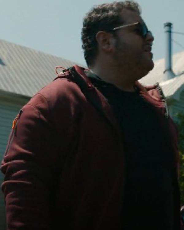 Adulthood Josh Gad Burgundy Hoodie