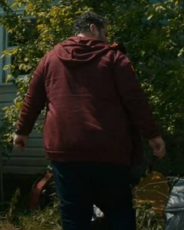 Adulthood Josh Gad Burgundy Hoodie