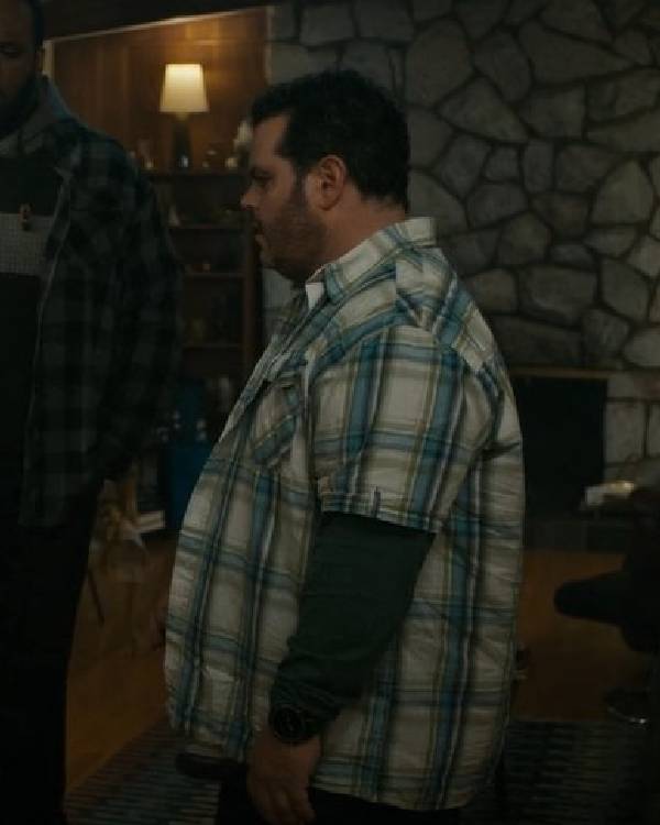 Adulthood Josh Gad Plaid Shirt