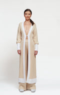 Primakind Alba Knit Long Cardigan And Pants Set