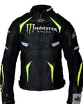 Alpinestars Monster Energy Scream Motorcycle Black Leather Jacket