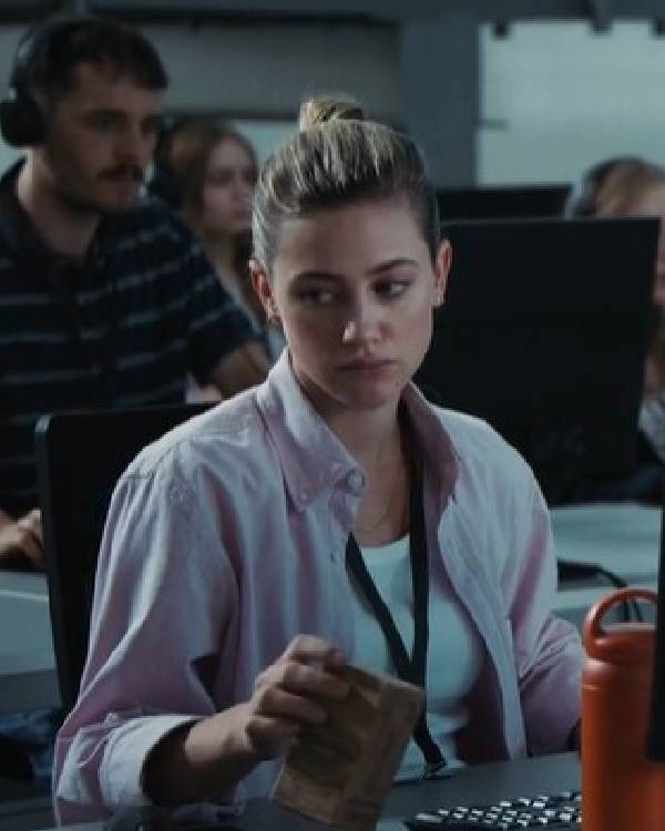 American Sweatshop Lili Reinhart Pink Shirt