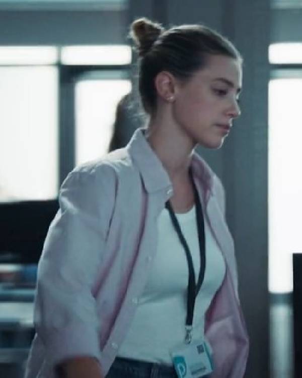 American Sweatshop Lili Reinhart Pink Shirt
