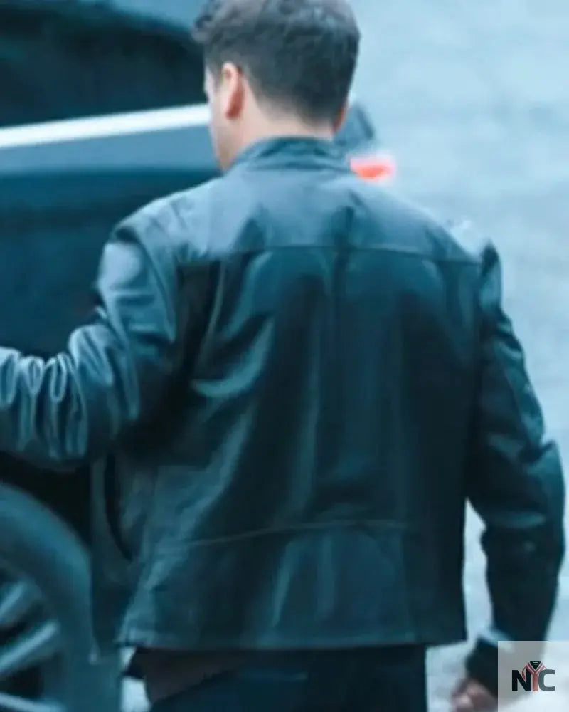 Andrew Mathews Sullivan’s Crossing Black Leather Jacket
