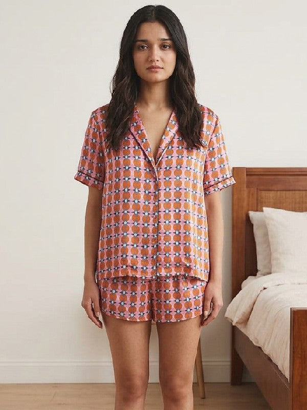 Arianna Horton Days of Our Lives Geometric Print Pajamas