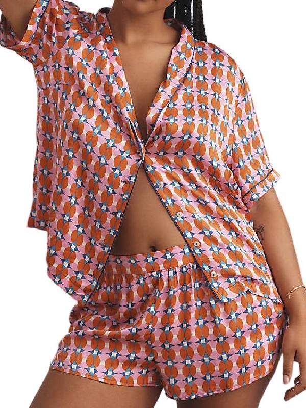 Arianna Horton Days of Our Lives Geometric Print Pajamas