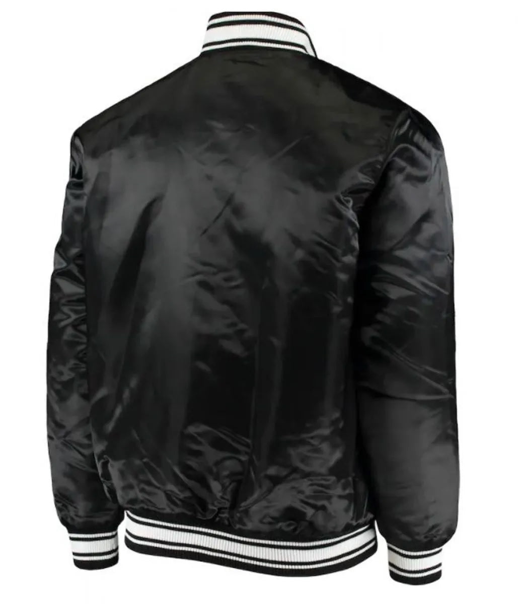 Atlanta Falcons Satin Black Starter Jacket