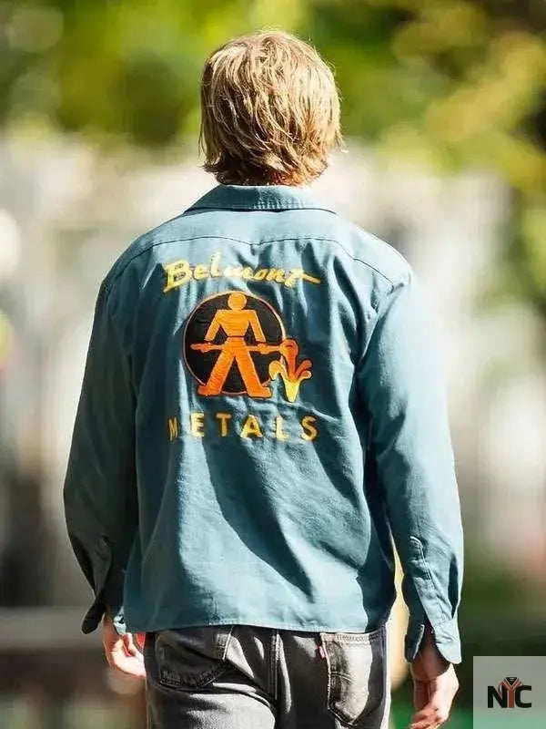 Austin Butler Caught Stealing Blue Shirt