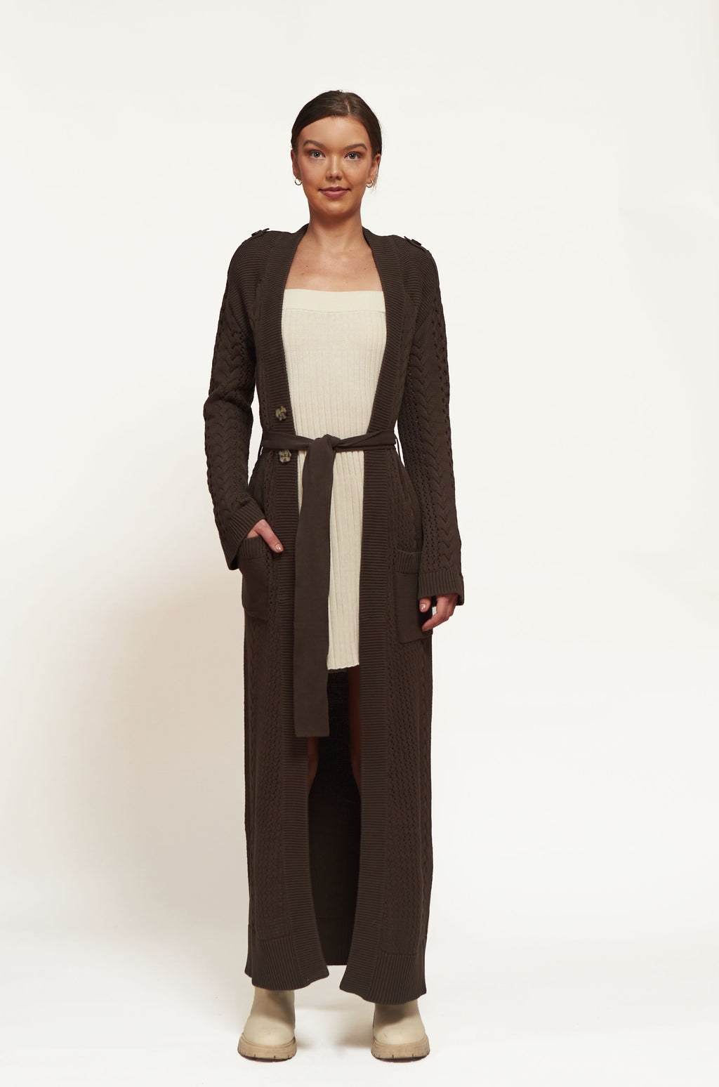 Primakind Aveline Knit Long Cardigan