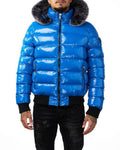 Avenue George V Paris Down Light Blue Jacket