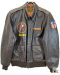 Avirex American Volunteer Group Horsehide A-2 Brown Jacket