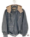 Avirex B-7 Black Leather Tanker Jacket