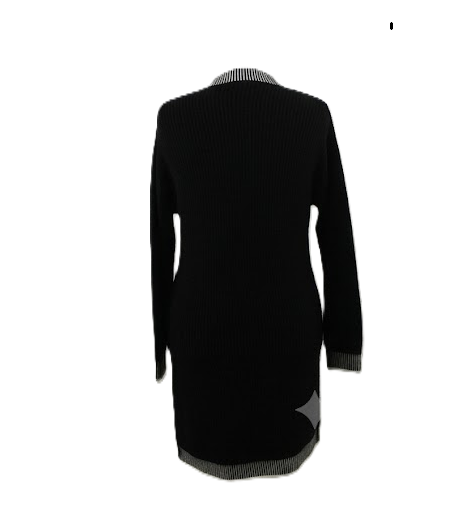 Primakind Women's Striped Trim Knit Mini Dress