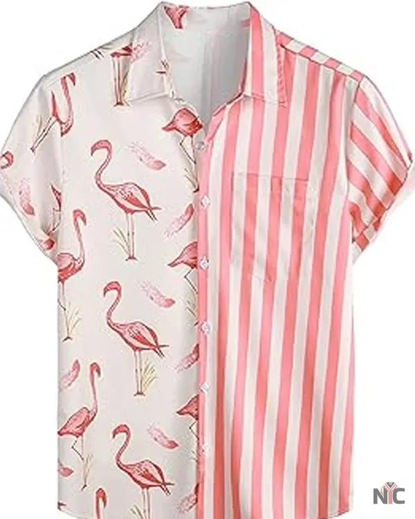 Bachelor in Paradise Jesse Palmer Striped Flamingo Pajamas