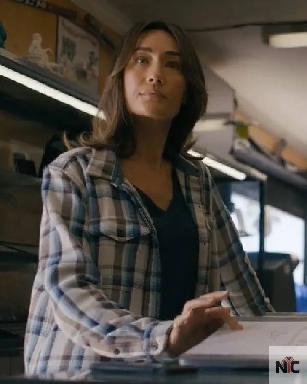 Ballard S01 Maggie Q Plaid Shirt