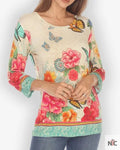 Ballard S01 Rebecca Field Floral Shirt