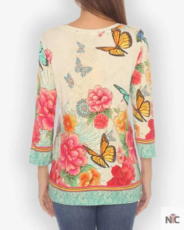 Ballard S01 Rebecca Field Floral Shirt